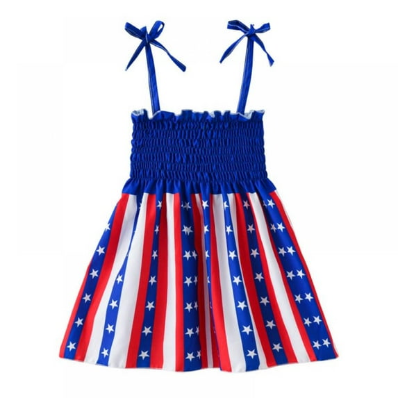 GYRATEDREAM Toddler Girls Beach Dress Baby Sleeveless Halter Casual Mini Sundresses Dress Summer Party Holiday Princess Dresses 1-6 Y