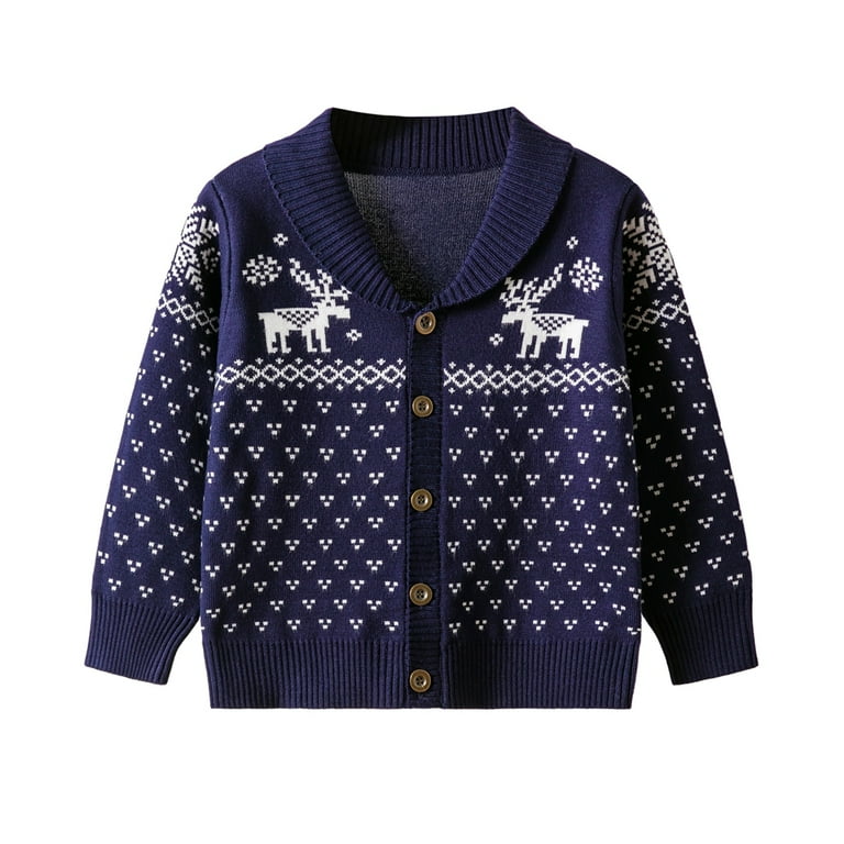 GYRATEDREAM Baby Boys Girls Christmas Reindeer Knit Sweater