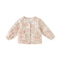 thumbnail image 1 of GYRATEDREAM Toddler Girls Boys Fall Winter Jacket Baby Cotton Long Sleeve Button down Graphic Print Cardigan Coat Unisex Kids Warm Thicken Outwear for 2-9 Years, 1 of 7