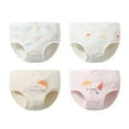 thumbnail image 1 of GYRATEDREAM Toddler Girls Underwear,100% Cotton Brief Breathable Toddler Panties,Soft Underwear Little Girls Briefs Toddler Undies Pack of 4, 1 of 8