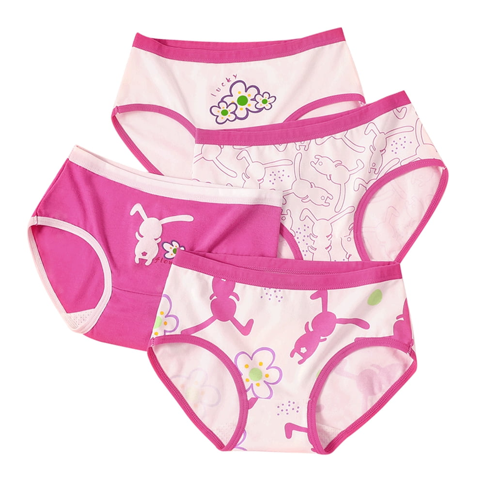 GYRATEDREAM Toddler Girls Underwear,100% Cotton Brief Breathable