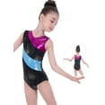 thumbnail image 1 of GYRATEDREAM Toddler Leotard Gymnastics Sleeveless, Sparkly Tumbling Dance Leotards for Baby Girls Kids Teens 3-14 Years, 1 of 9