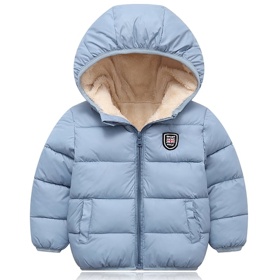 GYRATEDREAM Toddler Little Boy Girl Winter Thicken Puffer Hooded Jacket Down Coat,4-5T
