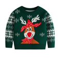 GYRATEDREAM Toddler Little Girl Boy Christmas Sweatshirt Kid Ugly Santa