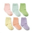 thumbnail image 1 of GYRATEDREAM Toddler Non Slip Grip Ankle Socks with Non Skid Soles 6 pairs for Infants Toddlers Kids Boys Girls Cute Cotton Baby Socks for 5-7Y, 1 of 3
