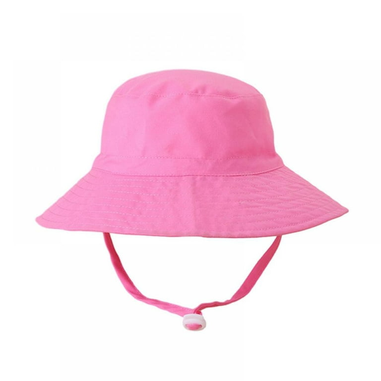 Gyratedream Toddler Sun Hat Beach Bucket Hat for Girls Boys Toddlers 6m-8t, Toddler Unisex, Size: One size, Pink