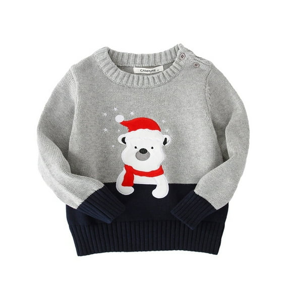 GYRATEDREAM Toddler Ugly Christmas Sweater Kids Boys Girls Crewneck Long Sleeve Pullover Xmas Holiday Sweatshirt 18M-7T