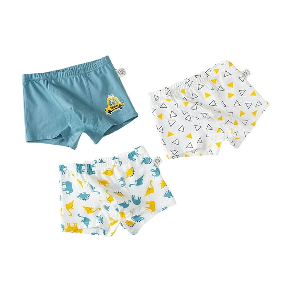 GYRATEDREAM Toddler Underwear Soft Cotton Kids Underwear Breathable Boxer Briefs for Pupil Kindergarten Kids