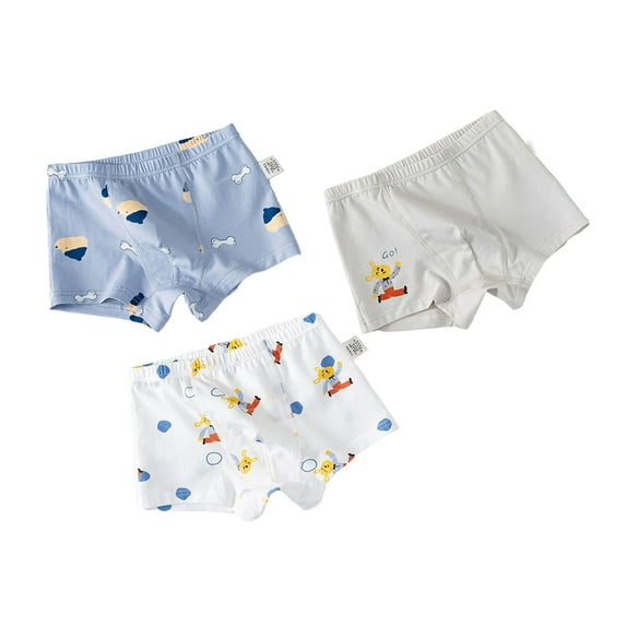 GYRATEDREAM Toddler Underwear Soft Cotton Kids Underwear Breathable Boxer Briefs for Pupil Kindergarten Kids