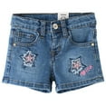 thumbnail image 1 of GYRATEDREAM Trendy Girls' Denim Shorts with Five Pockets Jean Summer Shorts for Kids 2-10 Years, 1 of 4