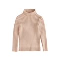 thumbnail image 1 of GYRATEDREAM Unisex Toddler Baby Warm Knit Sweater Pullover Boys Girls Long Sleeve Turtleneck Sweatshirt Kids Basic Tees Plain Shirt Children Casual Bottom Undershirt Tops for 1-10 Years, 1 of 8