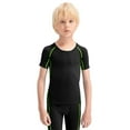 thumbnail image 1 of GYRATEDREAM Youth Boys Compression Shirt Under Base Layer Short Sleeve Top Football Baseball Undershirt Quick Dry Sports Baselayer, 1 of 6