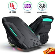 GYROOR Hoverboard Hovershoes-Gyroshoes S300 Electric Roller Skate Hoverboard with LED Lights,UL2272 Certificated Self Balancing Scooters Hovershoes for Kids and Adults