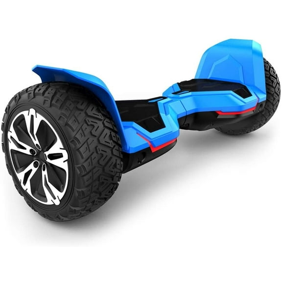 GYROOR Warrior Off Road Self-Balancing Scooter , 8.5 inch Self-Balancing Scooter with Bluetooth Speakers and LED Lights, UL2272 Certified - Blue