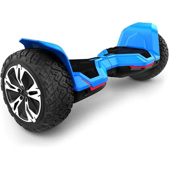 Gyroor Warrior 8.5 inch All Terrain Off Road Scooter with Bluetooth Speakers and LED Lights,Self Balancing Scooter for Kids ages 6-12 and Adults