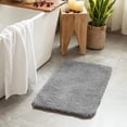 thumbnail image 1 of GYTF Bathroom Rugs,16''x24'',Gray, Non Slip Small Bathroom Rug Bath Mats for Bathroom,Machine Wash Dry Carpet Mat for Tub,Extra Soft and Absorbent,Thick Matts for Bathroom Floor & Sink, 1 of 8
