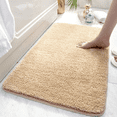 thumbnail image 1 of GYTF Non Slip Small Bathroom Rug Bath Mats for Bathroom(16x24,Beige) Absorbent Thick Soft Microfiber Bathroom Mat Machine Washable Bath Rug Plush Carpet for Tub Shower, 1 of 9