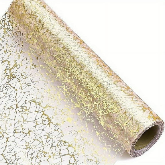 GYTY 1 Roll Rose Golden Table Runner, 11 X 108 Inch Reusable Glitter Table Runner, Party Supplies For Weddings, Valentines Day, Birthday Easter Gift Halloween Christmas Gift