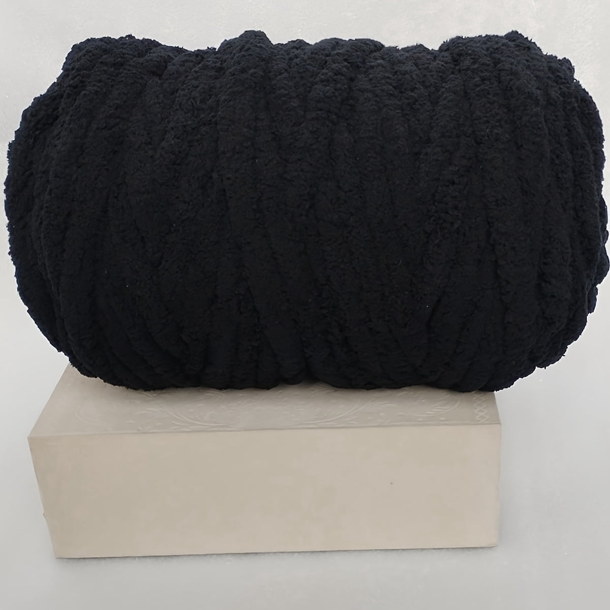GYTY 1pc Chunky Chenille Velvet Yarn, Arm Knit Yarn Handcrocheted Jumbo Tubular Yarn Handwoven Soft Chenille Yarn For The Production Of Blanket Clothing Pattern Knitting