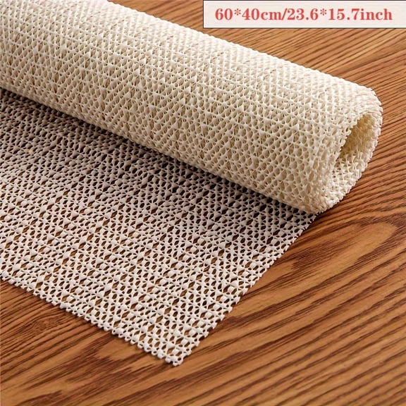 GYTY 1pc Silicone PVC Non-slip Mat, Practical Net Cloth Mat for Any Hard Surface Floors, Sofa Mat, Household Carpet, Mattress, Bed Sheet, Doormat, Floor Mat, Anti-run And Anti-slip
