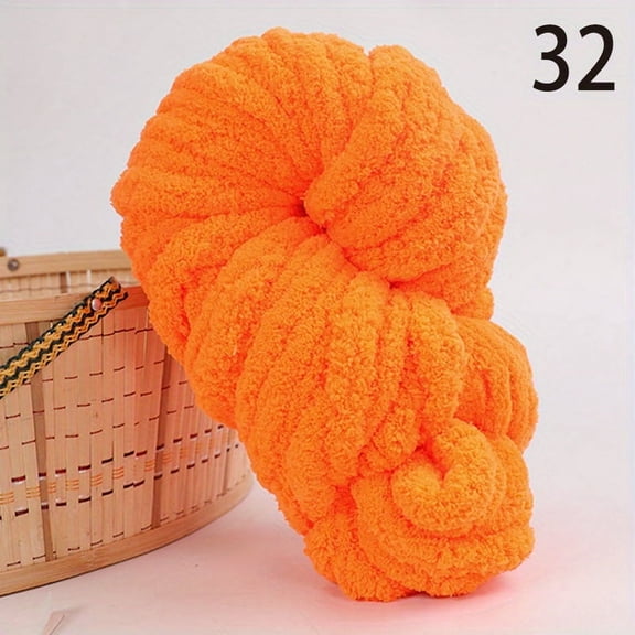 GYTY 1pc Super Thick Chenille Yarn Large Size Yarn Soft Arm Knitted Crochet Giant Knitted Blanket Yarn DIY Home Decor 250g