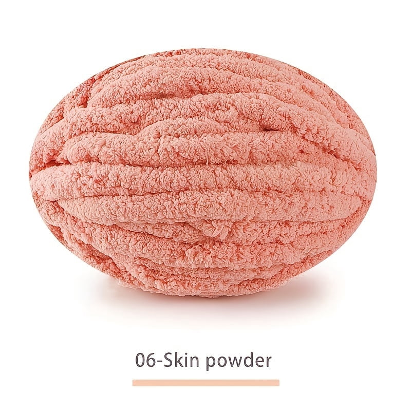 GYTY 1roll Extra Thick Ice Bar Yarn Blanket Hand-woven DIY Line Large Chunky Chenille Cushion Pet Nest Line Iceland Scarf Hat Knitting Close-fitting Soft Extra Thick Fleece Ball 250g