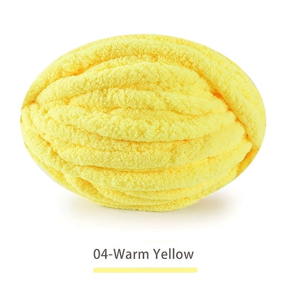 GYTY 1roll Extra Thick Ice Bar Yarn Blanket Hand-woven DIY Line Large Chunky Chenille Cushion Pet Nest Line Iceland Scarf Hat Knitting Close-fitting Soft Extra Thick Fleece Ball 250g