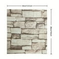 thumbnail image 1 of GYTY 20/30/40pcs 3D Wall Tile Sticker, Foam Brick Pattern Wallpaper, Brick Pattern Foam Self-Adhesive Waterproof Moisture-Proof Ceiling Sticker, Easy To Stick And Peel, Easy To Clean And Free Cutting, 1 of 1