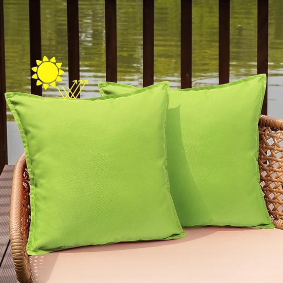 GYTY 2pcs Outdoor Throw Pillow Covers, for Garden Bench Porch Couch Patio Furniture Sunbrella, Decorative Pillow Cover for Outdoor Sofa