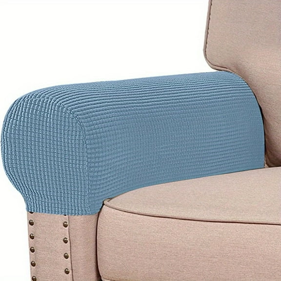 GYTY 2pcs Spandex Armchair Slipcovers, Stretch Armrest Covers For Chairs And Couch Sofa Armrest Covers, Sofa Cover Non-Slip Furniture Protector For Bedroom Office Living Room Home Decor