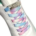 thumbnail image 1 of GYTY 3 Pairs 39.37 inch No-tie Elastic Colored Laces, Including 2 Fixed Buckles, Adjustable Comfort Loafers Elastic Laces, Adults, The Elderly, 1 of 1