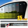 GYTY 300cmx50cm/118.11inx19.69in Black Car Window Foils Tint Tinting
