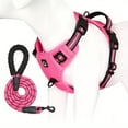 thumbnail image 1 of GYTY 5 Feet Escape Proof No Pull Dog Harness and Leash Combo - Basic Halter Harnesses with Reflective Adjustable Soft Padded Vest, Handle for Small to Large Dogs, 1 of 1
