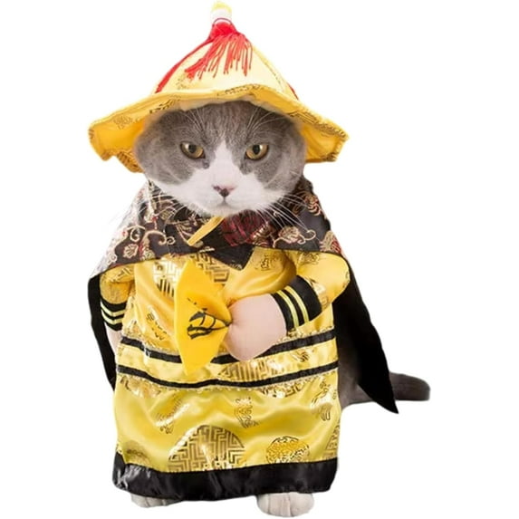 GYTY Dog Costumes Clothes: Fun Cat Halloween Cosplay Outfits, Novelty Dress-Up Apparel for Photoshoots & Birthday Gifts Small Medium Large Pets Puppies Kittens (Nurse,X-Large)