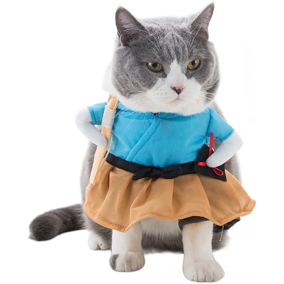 GYTY Dog Costumes Clothes: Fun Cat Halloween Cosplay Outfits, Novelty Dress-Up Apparel for Photoshoots & Birthday Gifts Small Medium Large Pets Puppies Kittens (Nurse,X-Large)