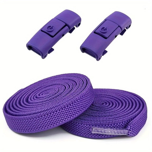 GYTY Easy-Clip No-Tie Elastic Shoelaces For Men & Women - 3 Pairs, Durable Polyester & Spandex, Hassle-Free Sneaker Laces