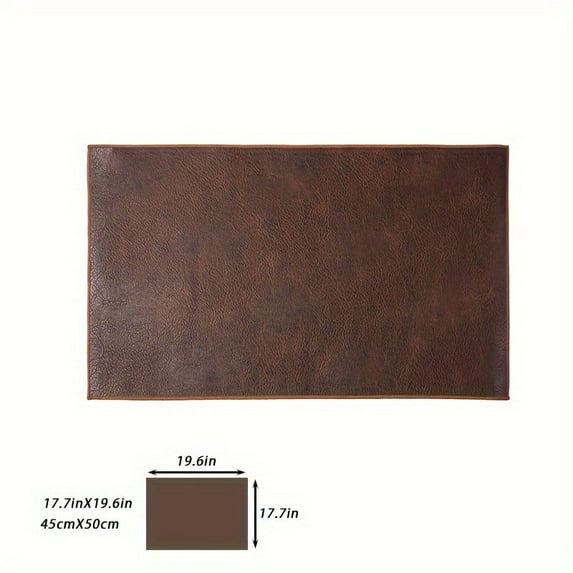 GYTY Luxury Faux Leather Tea Table Runner - Waterproof, Double-Sided Design for Zen-Inspired Home Decor, Available in 4 Sizes