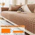 thumbnail image 1 of GYTY Modern Plush Sofa Cover - Thick Autumn & Winter Short Plush Non-Slip Seat Cushion, Pet-Friendly Universal Fit Sofa Protector for Living Room Office Decore Polyester Furniture Cover, 1 of 1