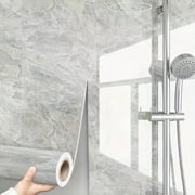 GYTY Self-Adhesive Waterproof Bathroom Wallpaper - Easy Apply, Moisture-Resistant Marble Tile Stickers for Toilet & Kitchen Renovation