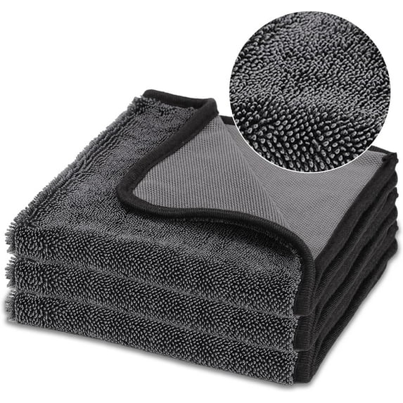 GYTY Shiny Bath Wipes Shower Cleaning Cloths, 3pcs Shiny Bath Drying Towel, Super Absorbent Microfiber Bath Towels, Microfiber Cleaning Cloth for Windows, Bathroom, Car Home Office