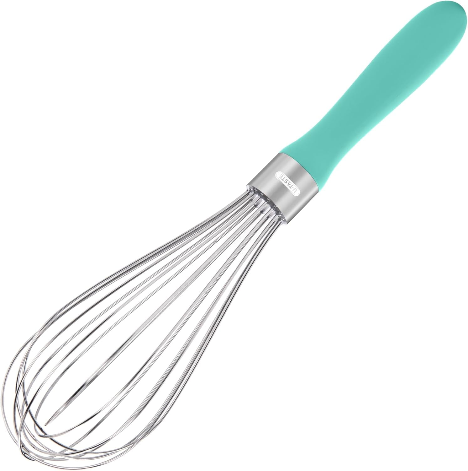 Aqua Sky Stainless Steel 12-Inch Balloon Whisk with Silicone Handle