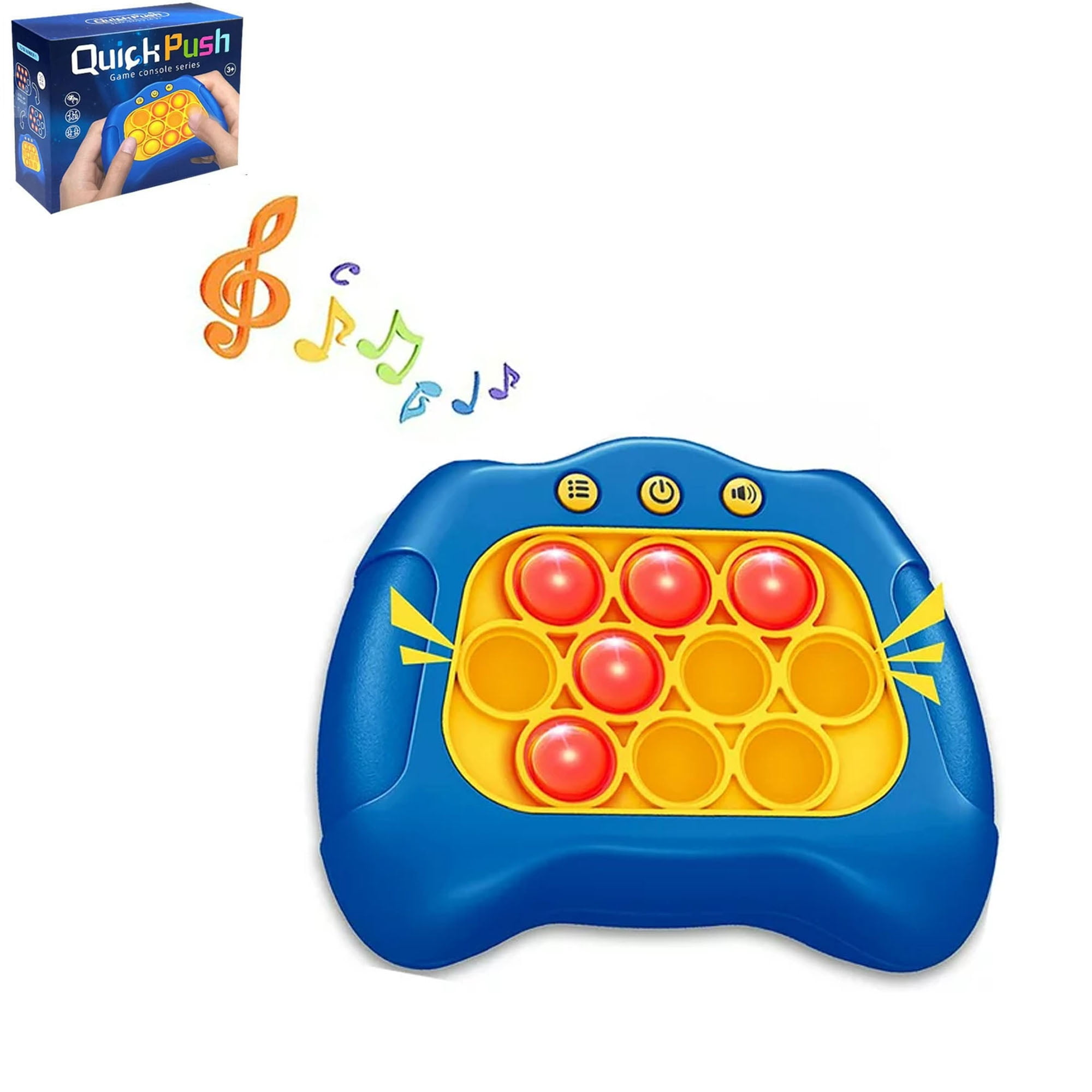 GYUEE Push Pop Game It Fidget Toys,Blue Electronic light Sensory