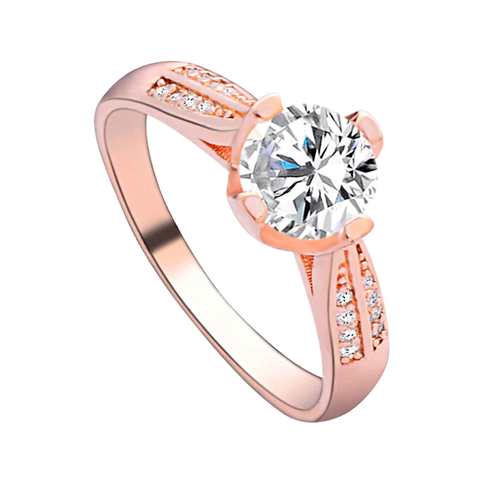 Fuzion Creations International 925s with rose gold plating size 6 newest ring