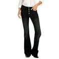 GYUJNB Bell Bottom Jeans for Women Women Casual High Waist Straight Leg
