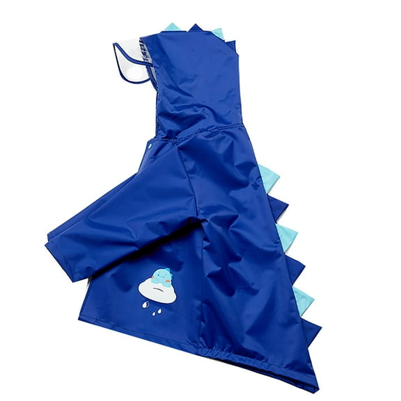 GYUJNB Children's Dinosaur Raincoats Boys' Cape Style Girls' Full Raincoats for Kindergarten Children,Size:1.5-2 Years