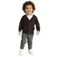 thumbnail image 1 of GYUJNB Classic Button Front Cardigan Knit Sweater for Girls and Boys Comfortable Open Front Coat for Kids,Size:8-9 Years, 1 of 7