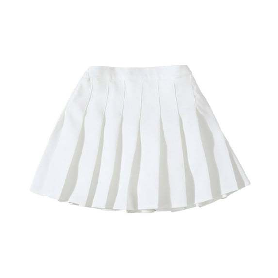 GYUJNB Girls Pleated Tennis Skirts High Waisted A-line Skirt School Uniform Athletic Golf Skorts with Shorts,2-13Years
