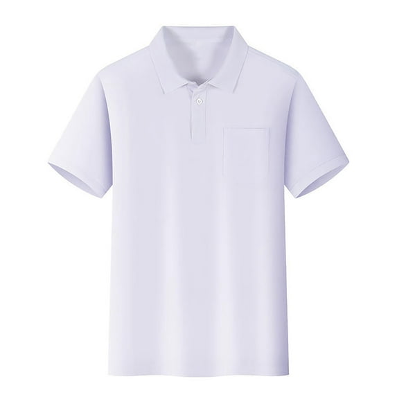 GYUJNB Kids School Uniform Pique Polo Shirts Short Sleeve 4-13Y