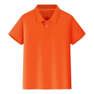 GYUJNB Kids School Uniform Pique Polo Shirts Short Sleeve 4-13Y