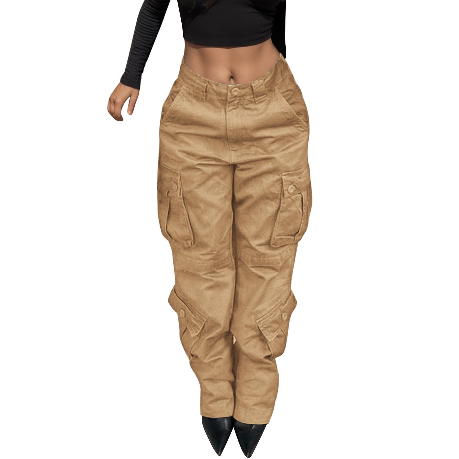 GYUJNB Plus Size Jeans for Women Women Jeans Wide Leg Straight Demin